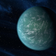 Artist’s depiction of Kepler-22b—a super-Earth located 910 light-years from our Sun.
